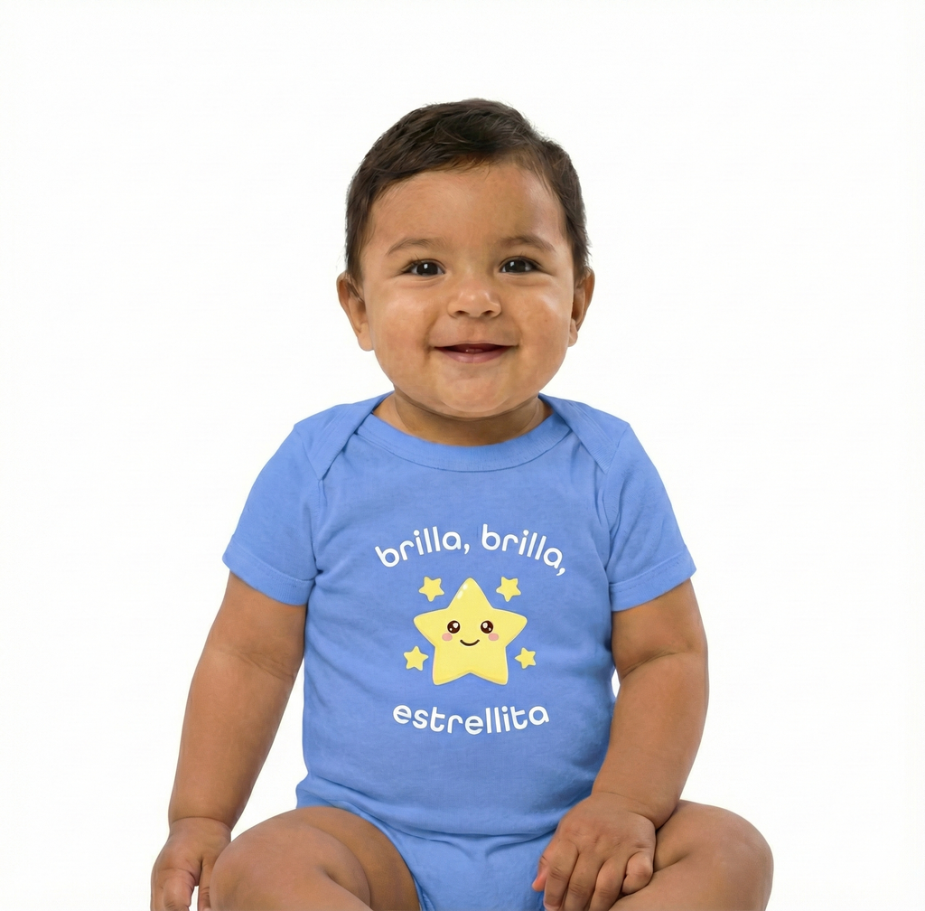 Brilla Brilla Estrellita Bodysuit | Spanish Star One-Piece | Mundo Littles